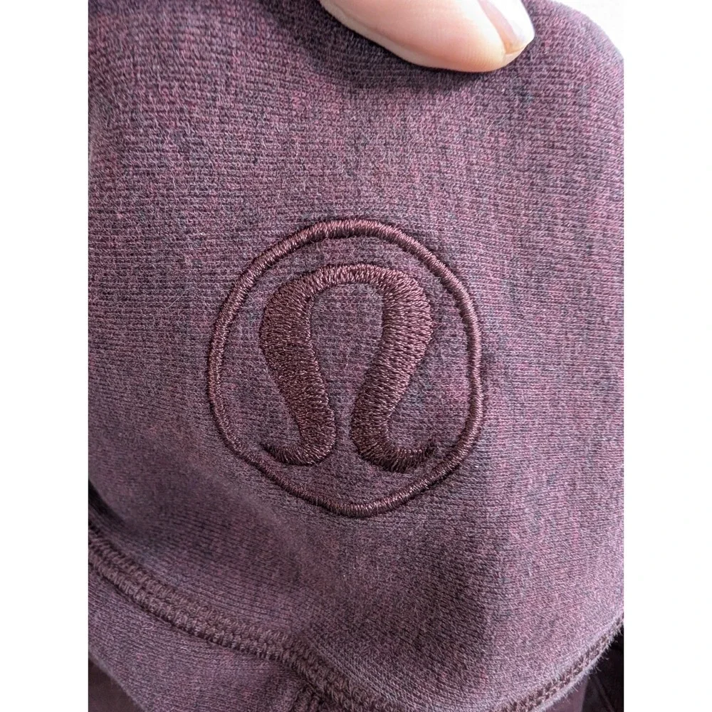 Lululemon Scuba‎ Full Zip Hoodie Womens Bourdeaux Thumbholes - Size 10